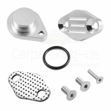 EGR Delete Plug Intake Exhaust Block Off Plate Kit For LS LSX 4.8L 5.3L 6.0L Duramax Chevy Silverado 2500 3500 U.S. Part One